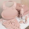 BIBS 5013244 Skleněná láhev proti kolice 110 ml Blush