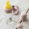BIBS 5013244 Skleněná láhev proti kolice 110 ml Blush