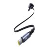 Baseus Enjoyment Max nabíječka do auta s kabely USB-C+USB-C a porty USB-A+USB-C 90W černá
