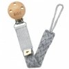 BIBS 9401102 PACIFIER BRAID dummy tag 100% organická bavlna GOTS Cloud/Iron
