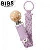 BIBS 9401111 PACIFIER BRAID dummy tag 100% organická bavlna GOTS Sky/Mauve