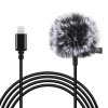 Jack Puluz kravata mikrofon s klipem PU426 1,5 m 3,5 mm Lightning
