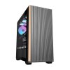 Počítačová skříň Darkflash DS900WS (černá) + 4 ventilátory
