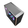 Počítačová skříň Darkflash DS900WS (černá) + 4 ventilátory