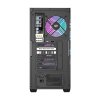 Počítačová skříň Darkflash DS900WD (černá) + 4 ventilátory