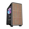 Počítačová skříň Darkflash DS900WD (černá) + 4 ventilátory