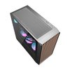 Počítačová skříň Darkflash DS900WD (černá) + 4 ventilátory