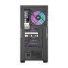 Počítačová skříň Darkflash DS900WD (černá) + 4 ventilátory