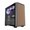 Počítačová skříň Darkflash DS900WD (černá) + 4 ventilátory