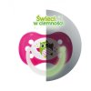 CANPOL 22/569 Smoczek uspokajający silikonowy symetryczny 6-18m Sówki