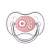 CANPOL 22/581 Symetrický silikonový dudlík 6-18 měsíců Newborn Baby růžový