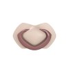 CANPOL 22/655 Symetrický silikonový dudlík 0-6m-cy Pure Color 2ks růžový