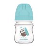 CANPOL 35/220 Širokohrdlá antikoliková láhev EasyStart Exotic 120ml modrá