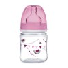 CANPOL 35/228 120 ml PP Easy Start Let's pink antikolikové láhve se širokým hrdlem