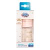 CANPOL 35/233 120ml širokohrdlá antikoliková láhev Easy Start Royal růžová