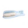 CANPOL 7/406 Kartáč s hřebenem Newborn soft přírodní modrý