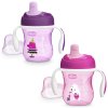 CHICCO 00006921100000 Dětský hrneček s náustkem 6m+ dívka