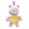 CHICCO 00009156100000 Medvídek před spaním růžový