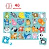 CzuCzu 6828499 Puzzle s otvorem velké Abeceda 3+