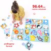 CzuCzu 6828499 Puzzle s otvorem velké Abeceda 3+