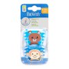 Dr.Browns PV22015 PreVent MOTILE ortodontická figurína 6-12m kolekce zvířat modrá 2ks
