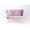 DREWEX RETRO SOFA světle růžová