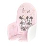 KEEEPER 185015 Lena Minnie mouse Podložka na krmící židli pastelově růžová