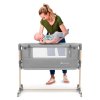 KINDERKRAFT Dětská postýlka Neste Grow Light Grey Full Wood