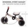 KINDERKRAFT Tříkolka 4TRIKE stříbrná šedá