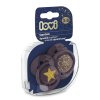 LOVI 22/893 Dynamická silikonová figurína 3-6m 2 ks Stardust fialová