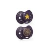 LOVI 22/893 Dynamická silikonová figurína 3-6m 2 ks Stardust fialová