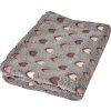 MATEX Baby MILLY Deka z mikrovlákna 75X100 [TB0294 S18] srdce c.brown