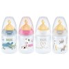 NUK 743876 FC+ PP 150 ml láhev s latexovou savičkou s indikátorem teploty 0-6 měsíců M