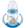NUK 743931 FC 150 ml láhev s držadly a indikátorem teploty DISNEY DUMBO silikonový náustek