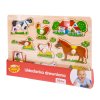 SMILY PLAY SPW83598 Dřevěná farma Puzzle