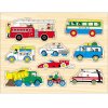 SMILY PLAY SPW83612 Dřevěné puzzle Vozidla