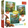 TREFL 34837 Puzzle 3v1 Úžasný svět dinosaurů