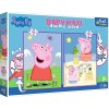 TREFL 43001 Puzzle Baby MAXI 2x10 Peppyho zábavný den