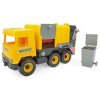 WADER 32123 Middle Truck - Žlutý popelářský vůz