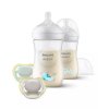 AVENT SCD837/11 Sada 2 lahví Responsive Natural 260 ml dekor + dudlík Ultra Air 0-6m