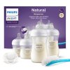 AVENT SCD838/11 Sada 4 lahví Responsive + kartáč na lahve + dudlík na lahve