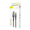 Bleskový kabel USB (oboustranný) Baseus Cafule 2,4A 1 m (šedo-černý)