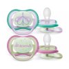AVENT SCF376/19 Smoczek Ultra Air Night 0-6 motylů/snů dívka