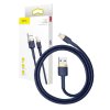 Baseus Cafule Lightning kabel 2,4A 1m - zlato-tmavě modrý