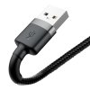 Baseus Cafule USB Lightning Cable 2,4A 1m (šedo-černý)