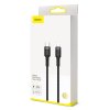 Kabel Baseus Cafule Type-C k iP PD 18W 1m šedo-černý