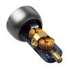 Duální rychlonabíječka do auta Baseus Particular Digital Display QC+PPS 65W (stříbrná)