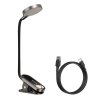 Baseus (DGRAD-0G) Comfort Reading Mini Clip Lamp - tmavě šedá