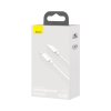 Baseus Simple Wisdom Data Cable Kit USB-C to Lightning PD 20W (2PCS/Set) 1.5m White