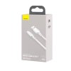 Baseus Simple Wisdom Data Cable Kit USB to Type-C 5A (2PCS/Set）1.5m White